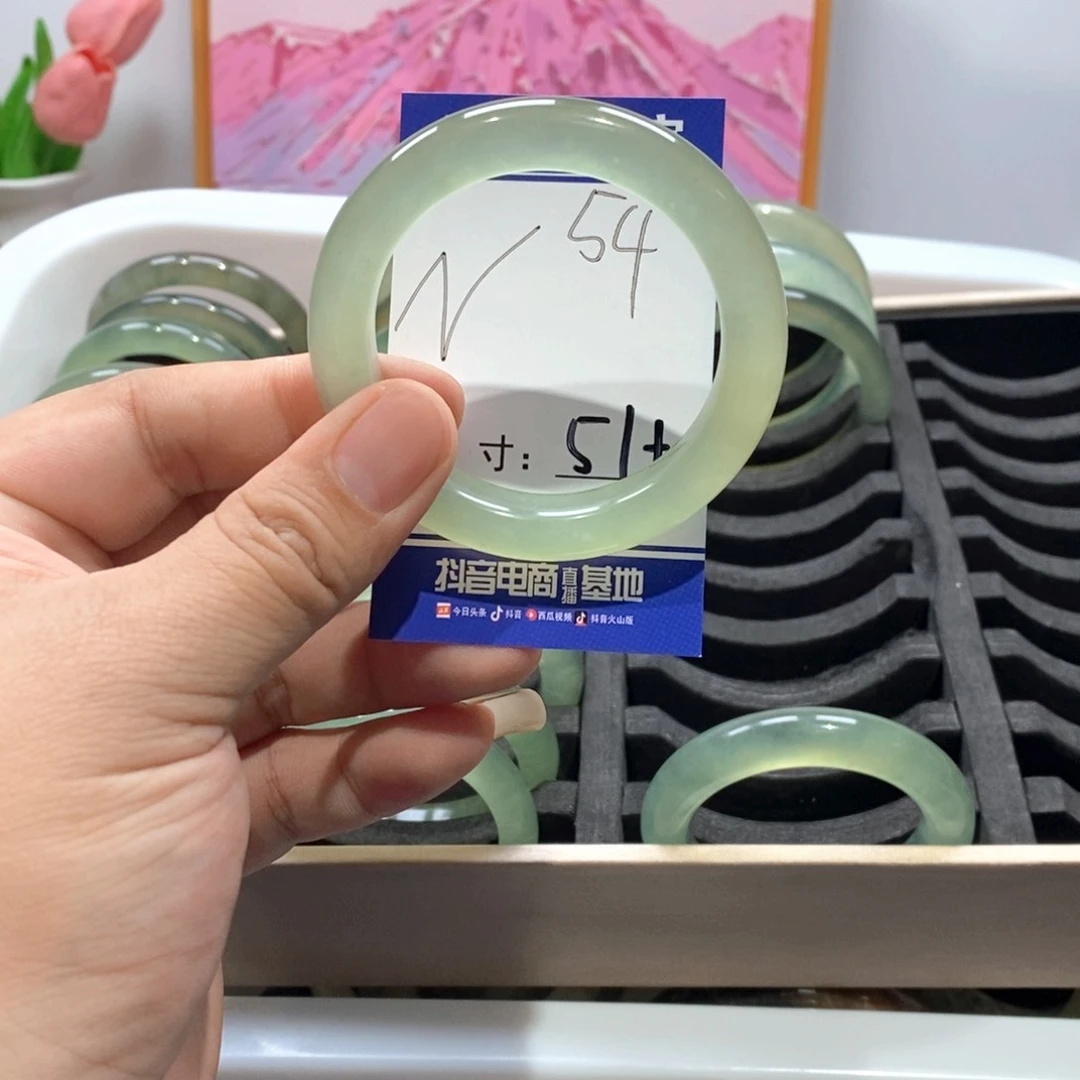 未镶嵌岫玉手镯手镯