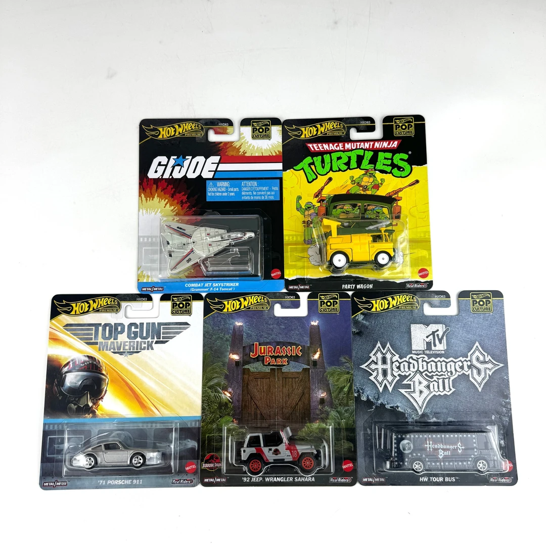 风火轮HXD63流行文化娱乐系列合金电影动画汽车玩具金标铁底胶胎