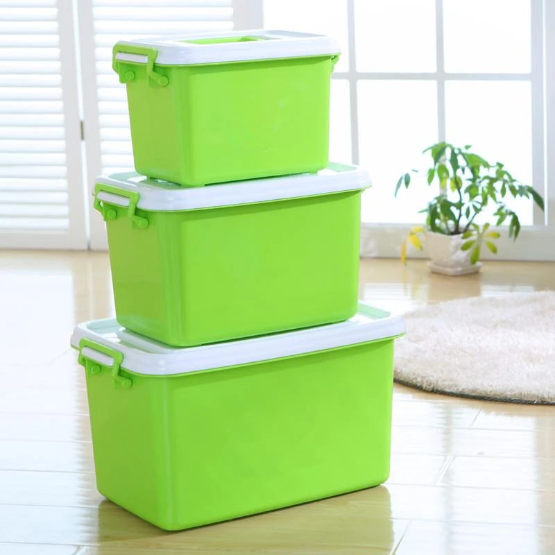 特大号塑料收纳箱衣服整理箱加厚大号收纳盒有盖衣物储物箱子