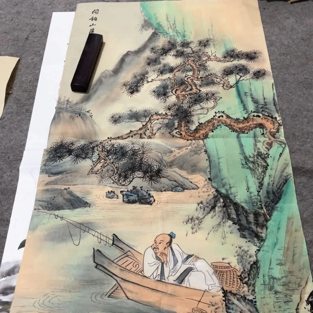 国画国画作品画心一张