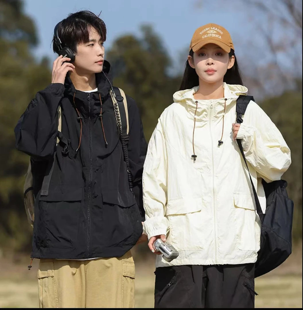 UPF50+夏季男女同款皮肤衣户外速干防晒衣休闲宽松款外套A2350