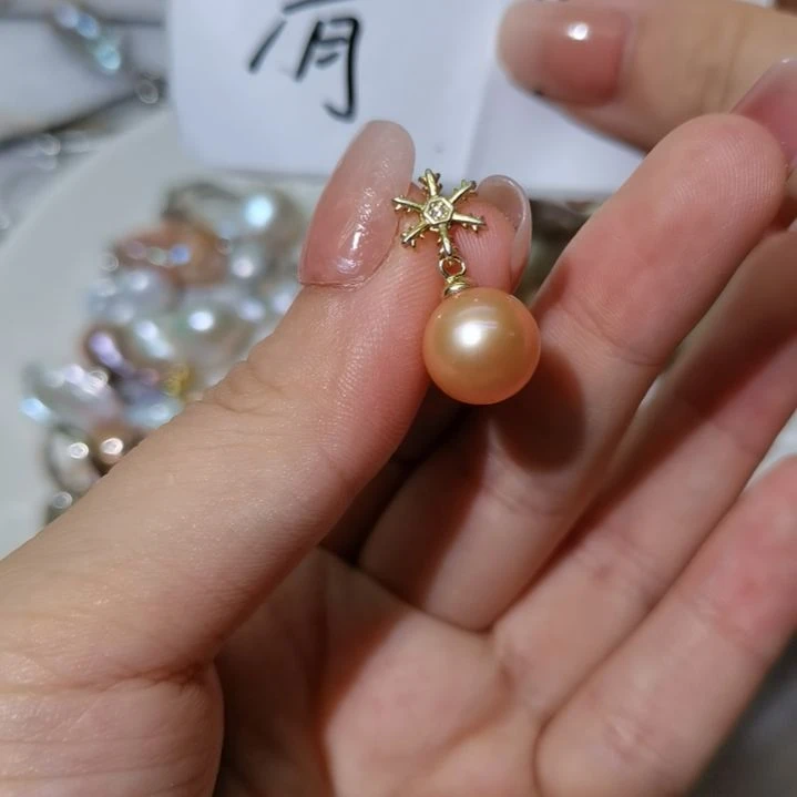 淡水珍珠未镶嵌吊坠(不含链)