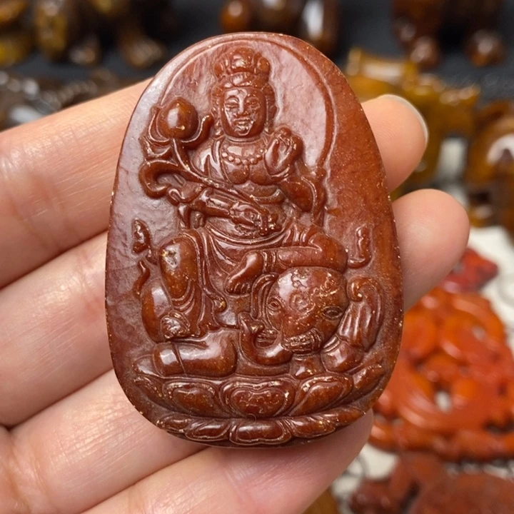 未镶嵌蛇纹石玉颈饰44