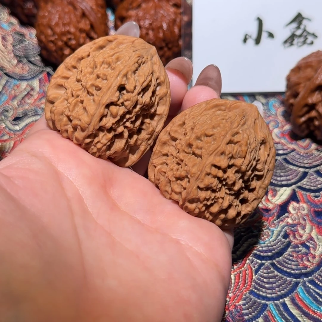 把件核桃1363号40粗楞高炮南疆石南疆石