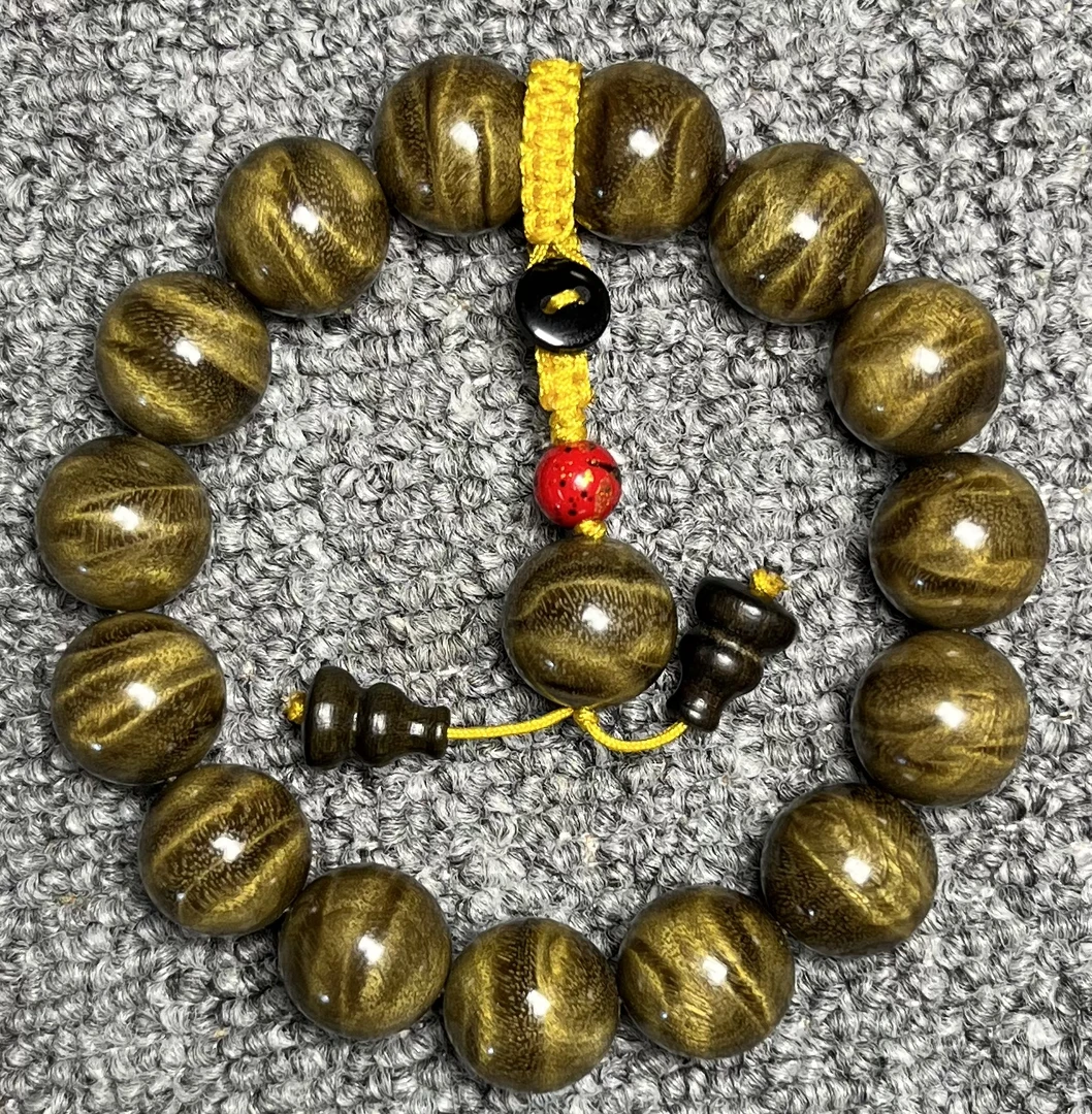阴沉金丝楠1.5精品龙胆手串