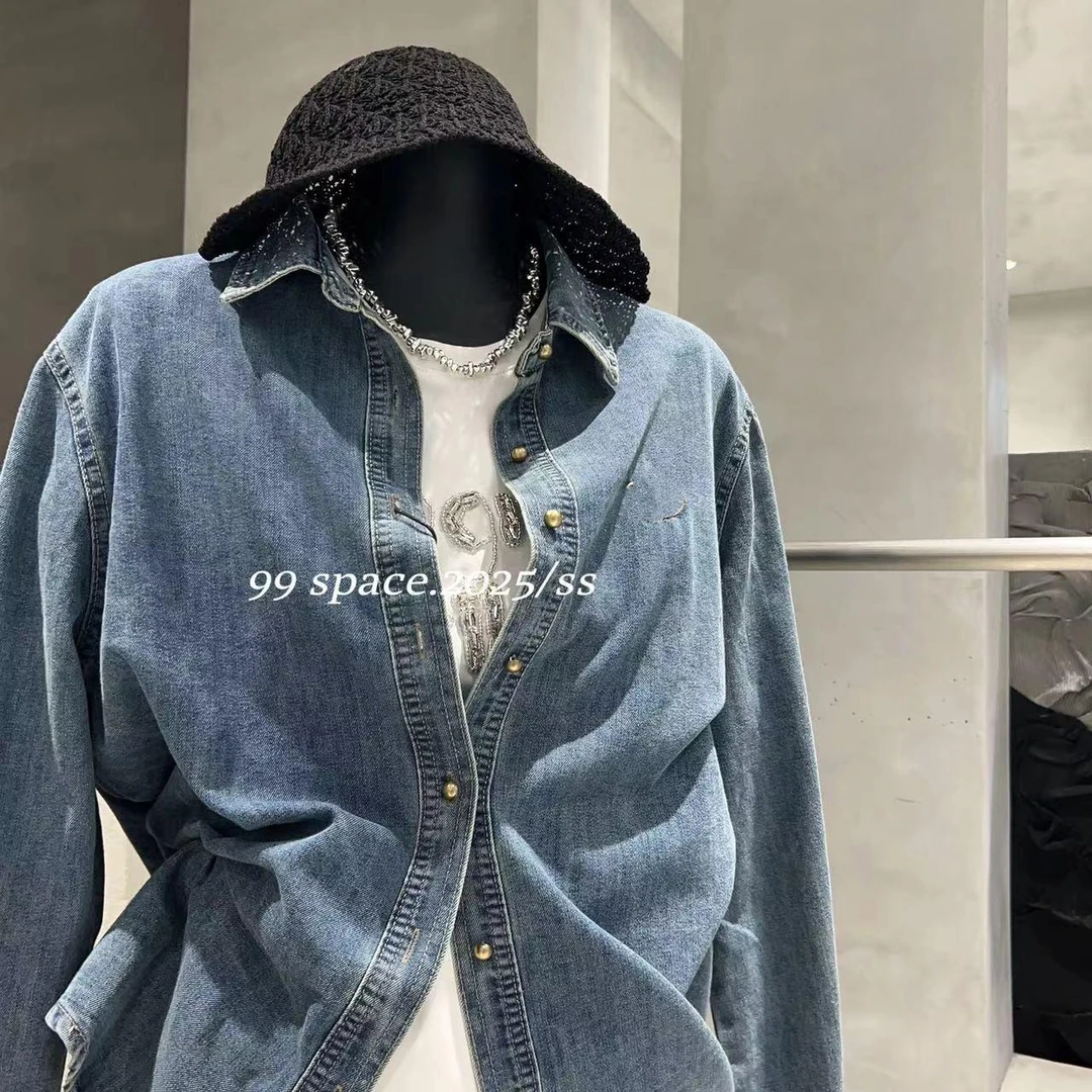 99-刺绣牛仔衬衣外套2582