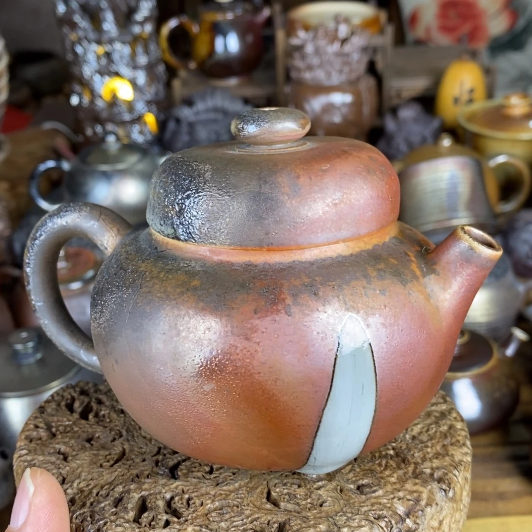 双节福利炸，建水紫陶柴烧茶器，0066