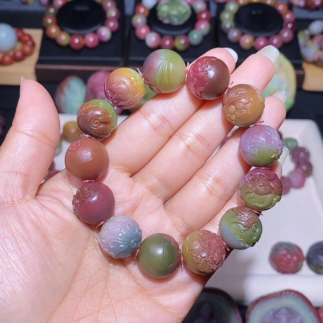 水***️玛瑙/玉髓颈饰未镶嵌盐源玛瑙大师工十三题材