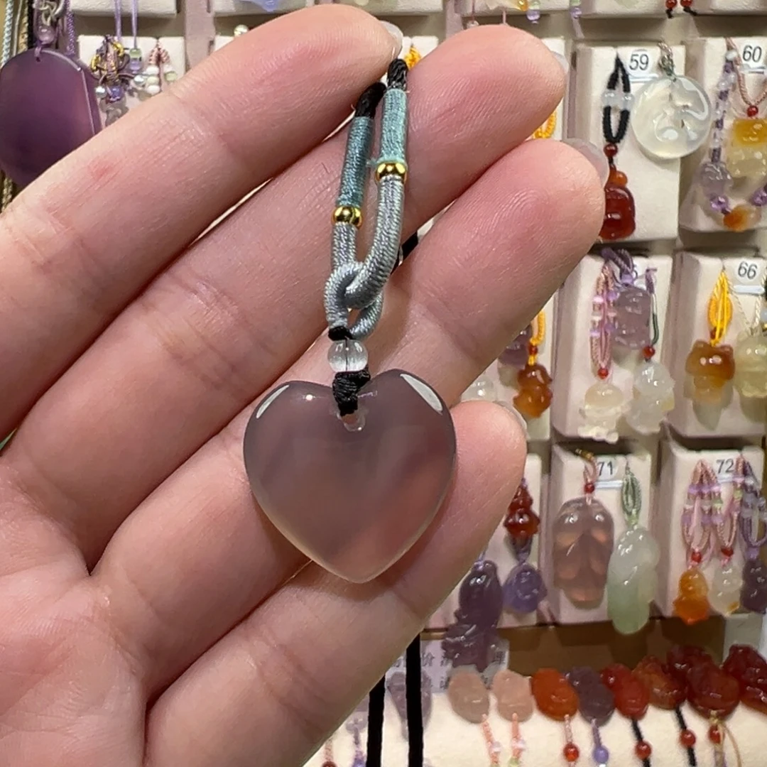 玛瑙/玉髓未镶嵌吊坠(赠链)福利不退不换