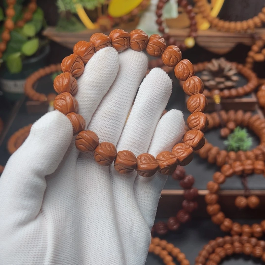 吊坠桃核1.2玉龙脊手串