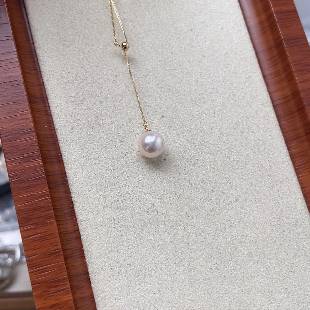 海水珍珠18K金镶嵌颈饰