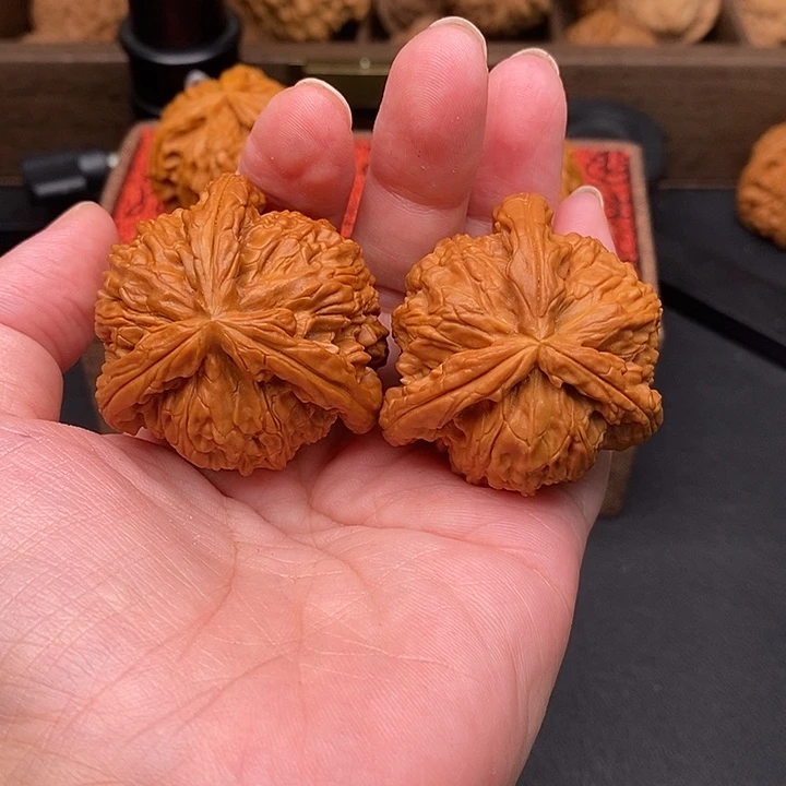 杲***杲把件文玩核桃白奔