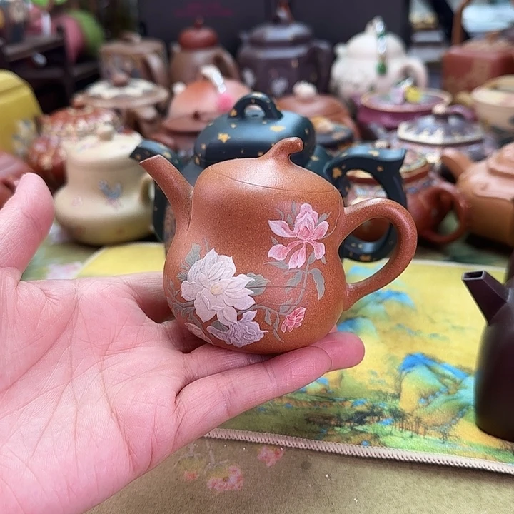 茶壶紫砂玉兰葫芦