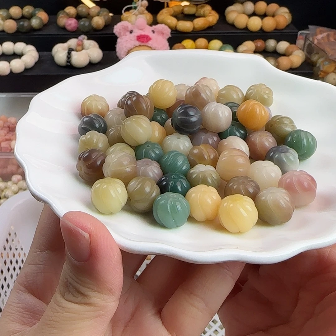 菩提根/象牙果手串卡13多肉葡萄卷卷酥20颗