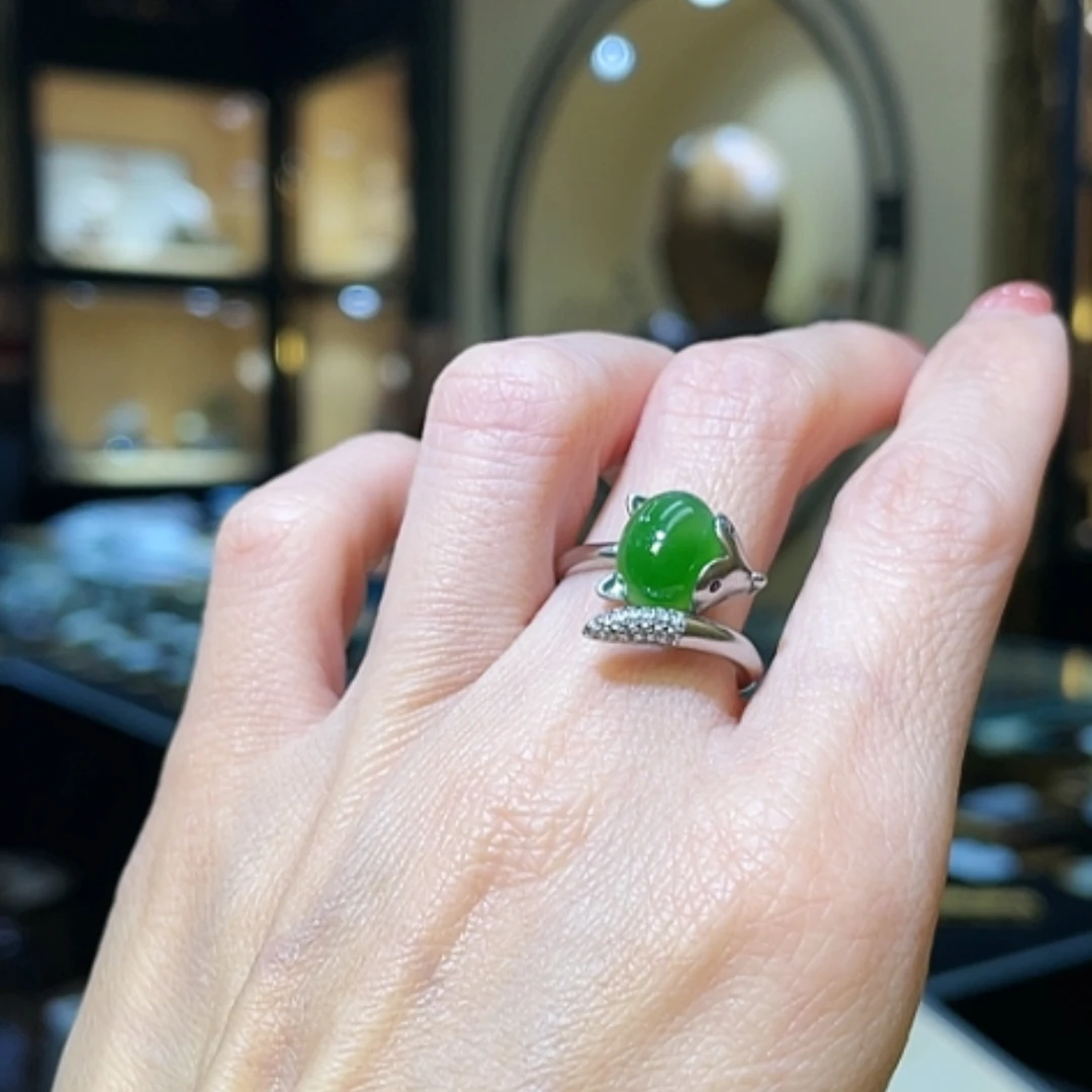 【闪购商品】和田玉戒指未镶嵌