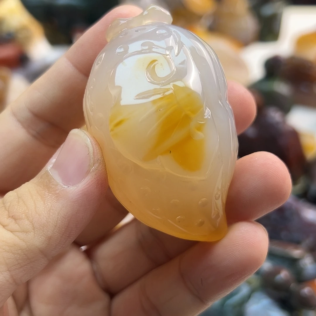 玛瑙/玉髓合金颈饰
