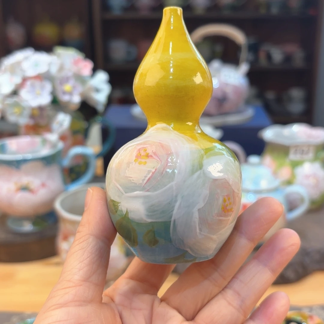 景德镇手绘高温釉下彩陶瓷茶具