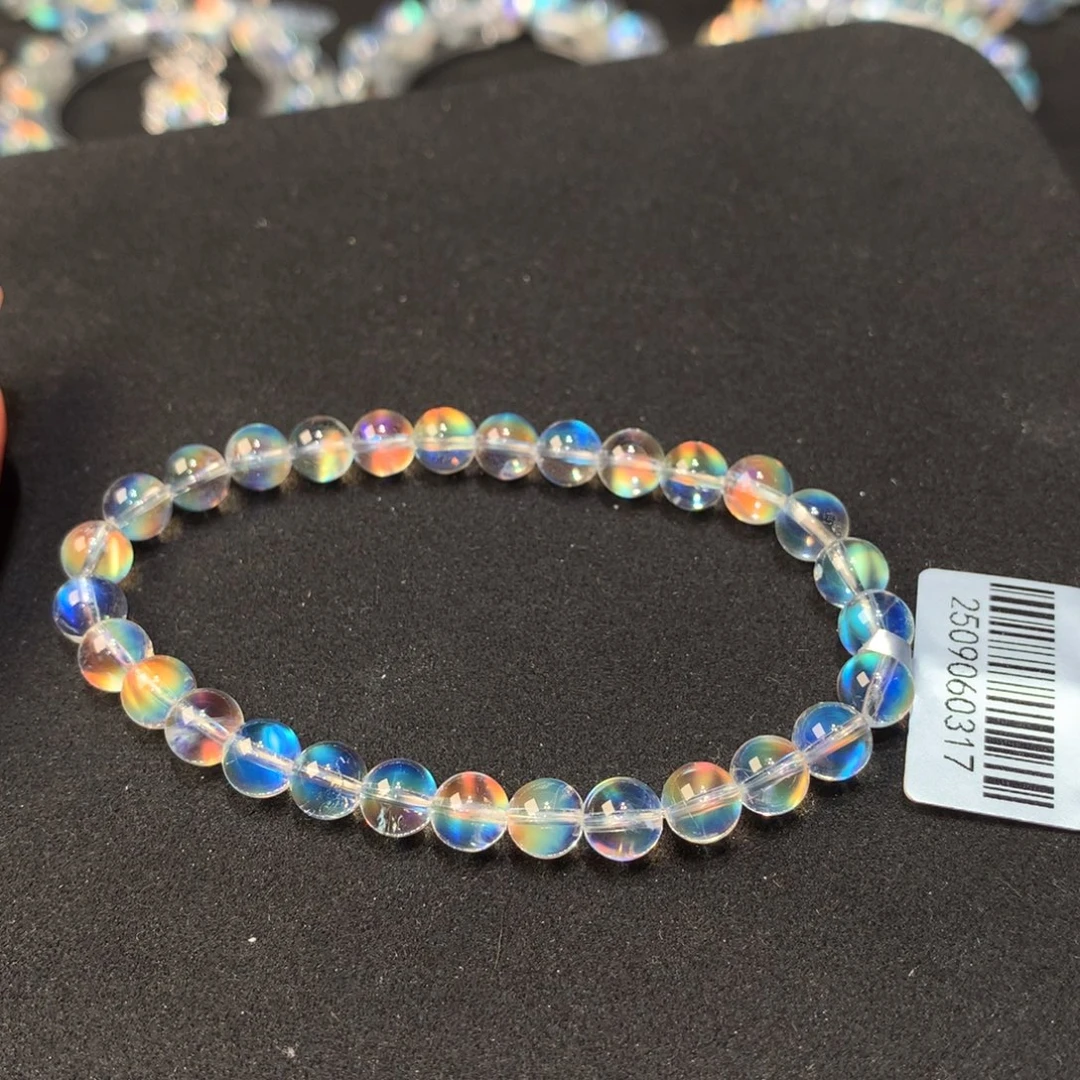 未镶嵌手链月光石6.5