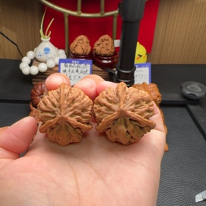 把件文玩核桃龙纹奔全品37