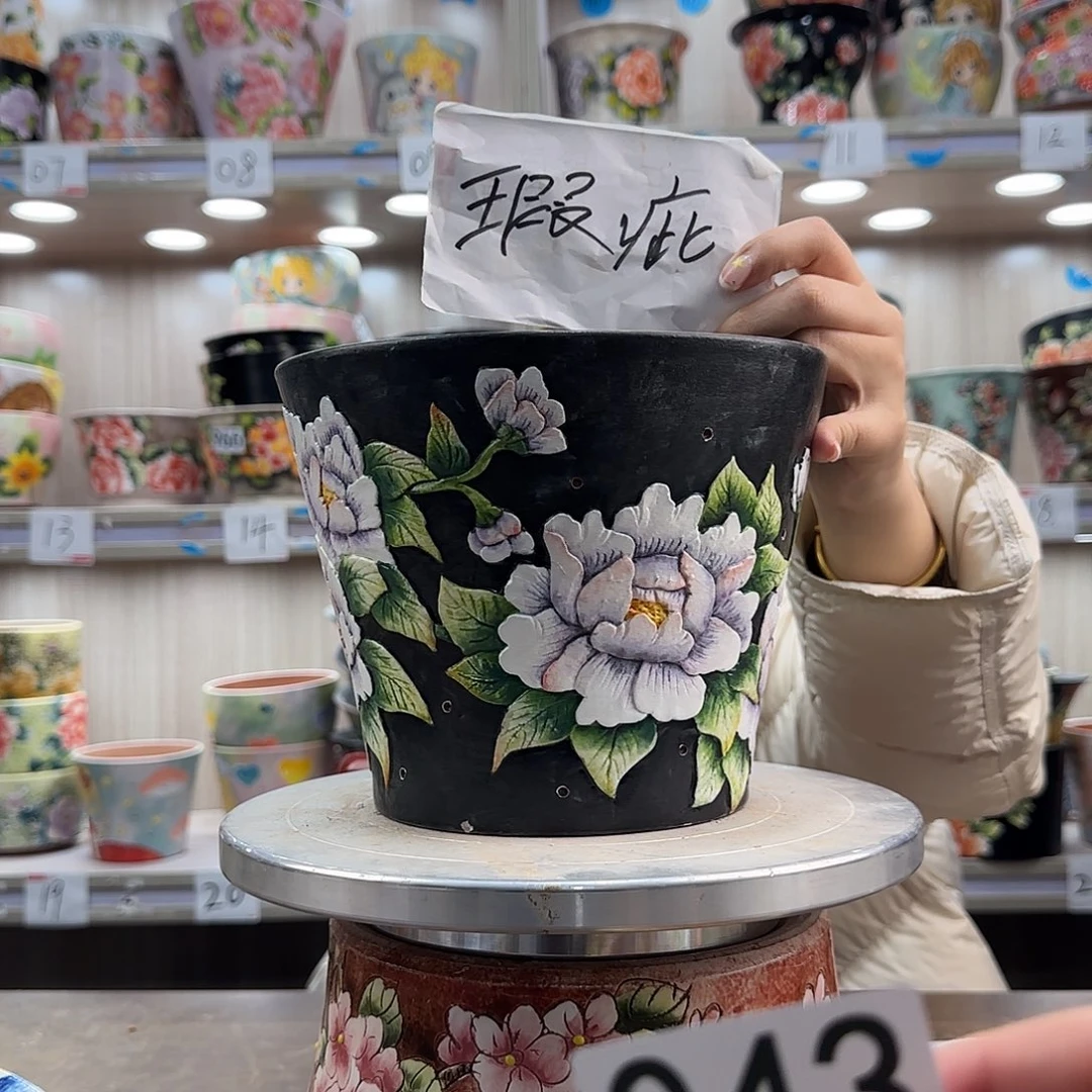 紫砂花盆瑕疵瑕疵043