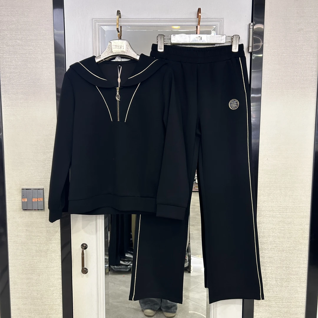 【燕珍时装】2025秋季新款5553时尚气质潮流百搭休闲运动套装