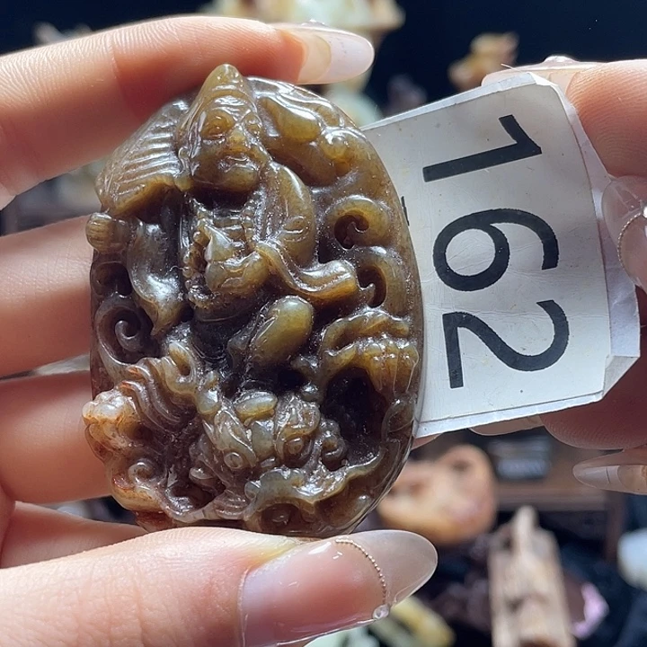 ^***^和田玉未镶嵌颈饰