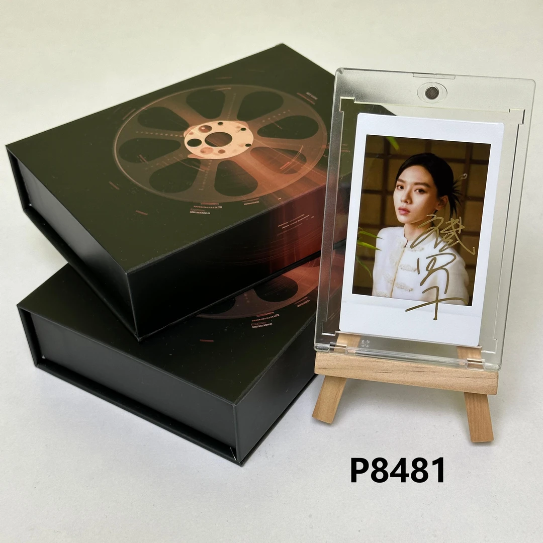 P8481 王晓赟子 正品拍立得照片 白边边框