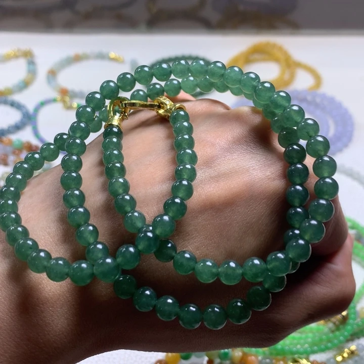 定制翡翠未镶嵌缅甸翡翠a货卡6.3