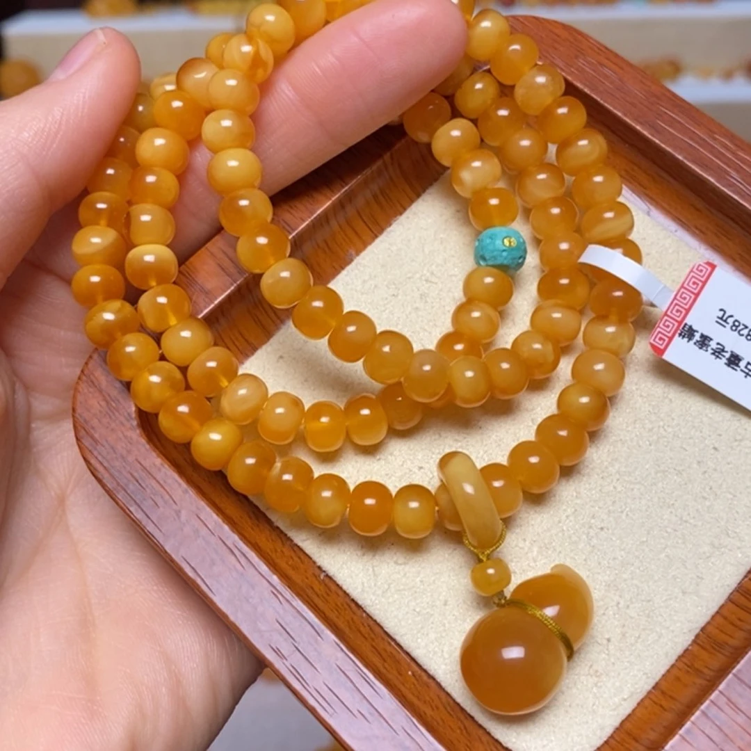 【闪购商品】未镶嵌蜜蜡手链手串