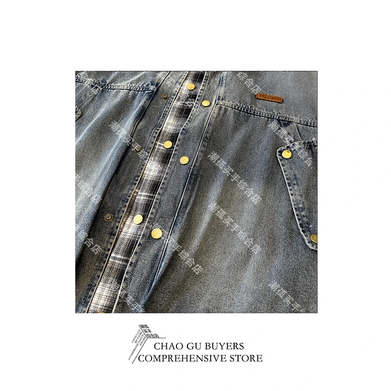 小众潮牌 “假两件” 衬衫外套 99856 时尚 百搭 好物 情侣 户外