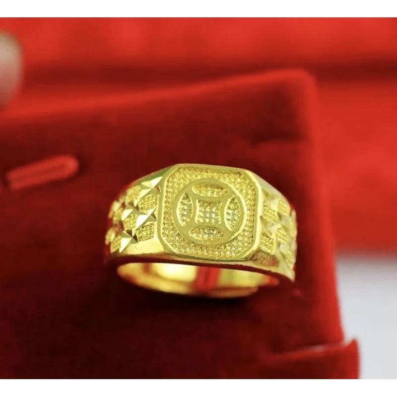 合金戒指 【通宝戒指】男士活口戒指经典大气款