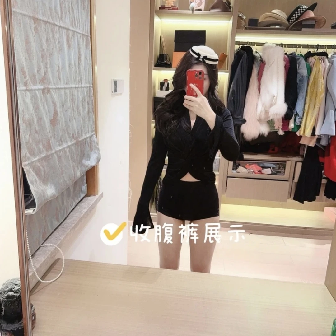 果冻高腰收腹舒适提臀裤 打底