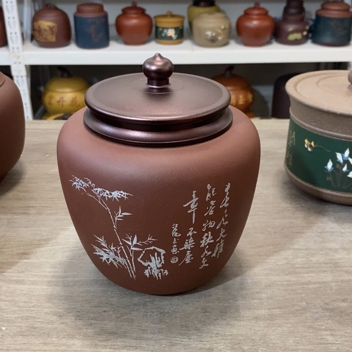 紫砂茶叶罐紫砂茶叶罐