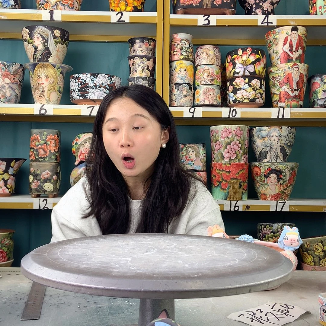 *****陶景德镇手工花盆陶瓷