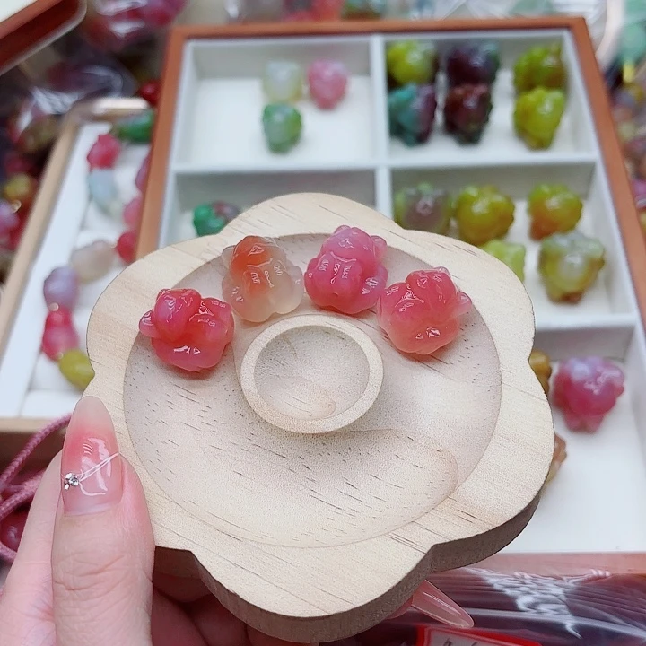 九***乐玛瑙/玉髓未镶嵌手链盐源25