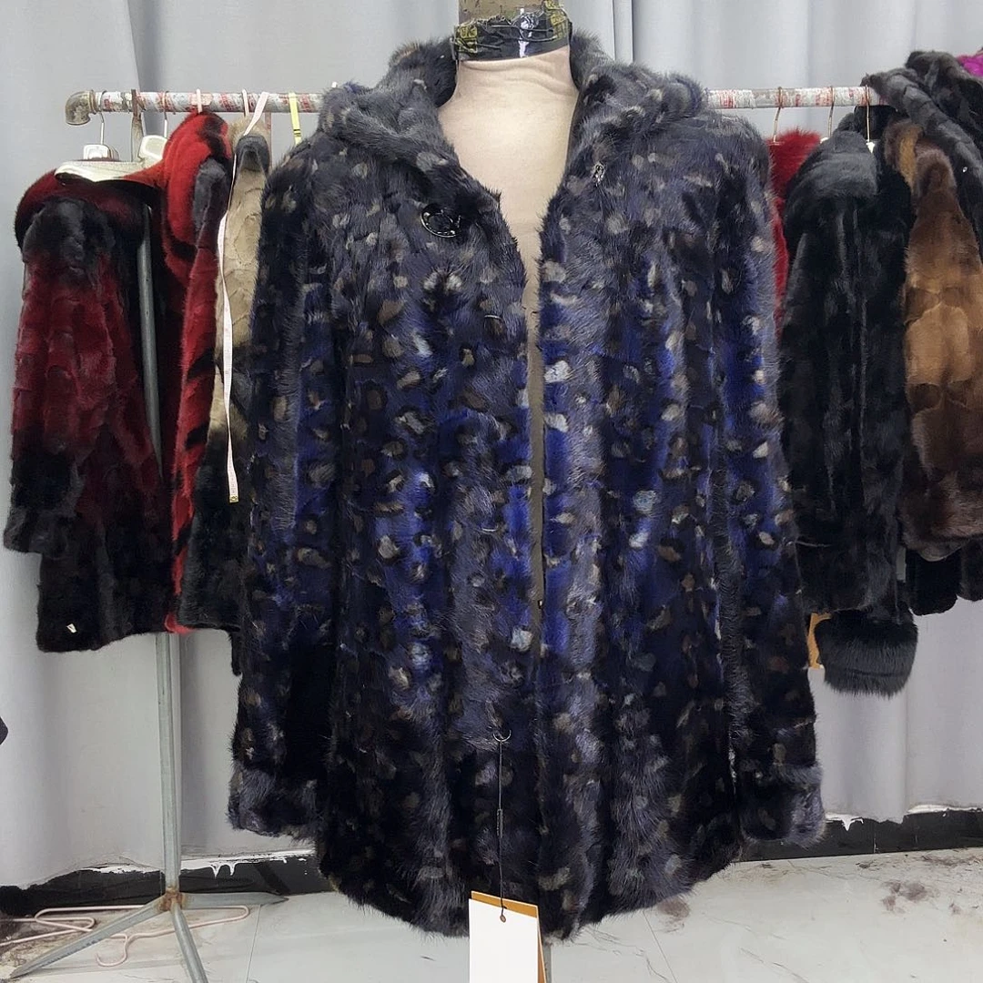 水貂拼貂真皮真毛