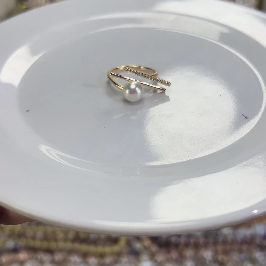 钛钢手绳淡水珍珠