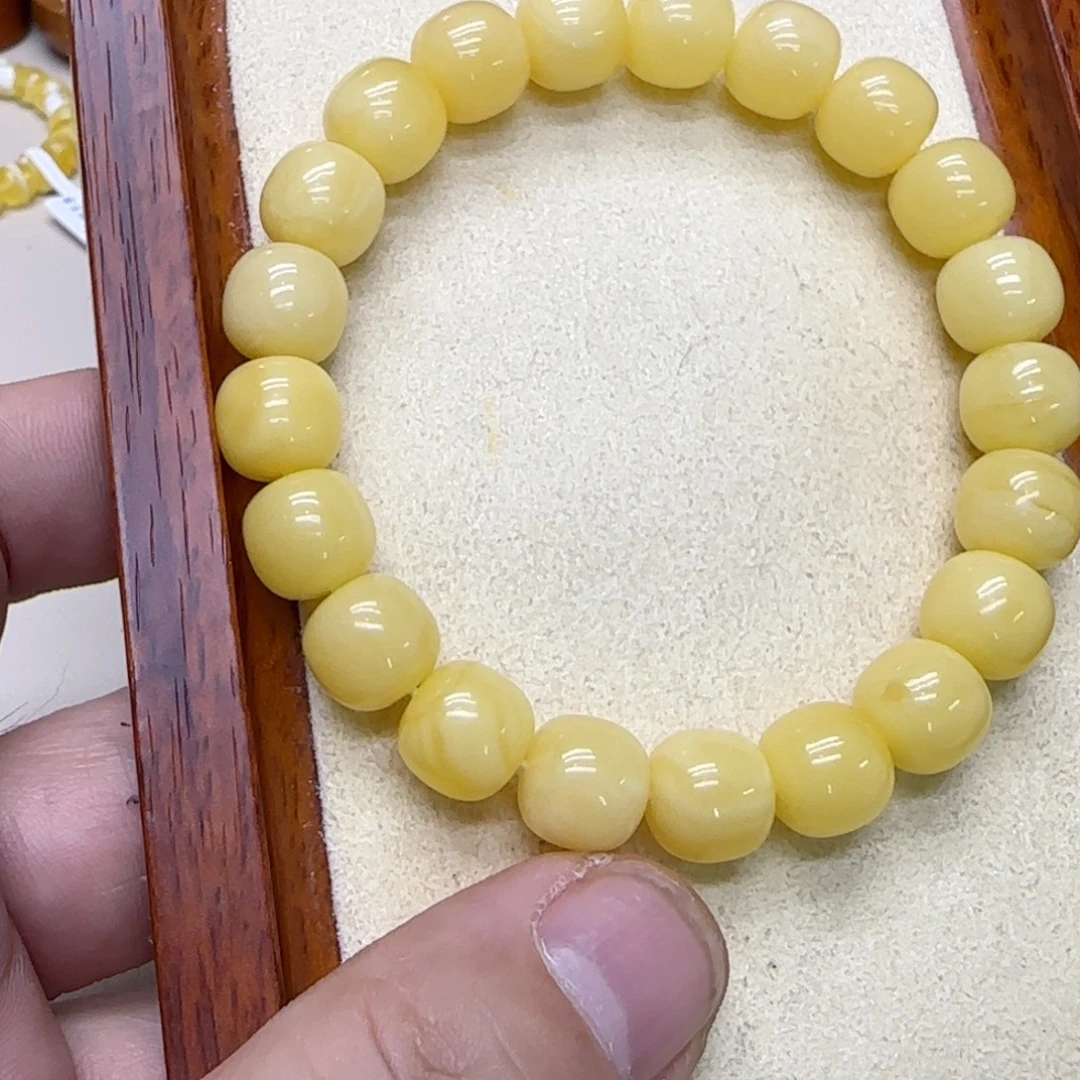 蜜蜡未镶嵌手串蜜蜡手串