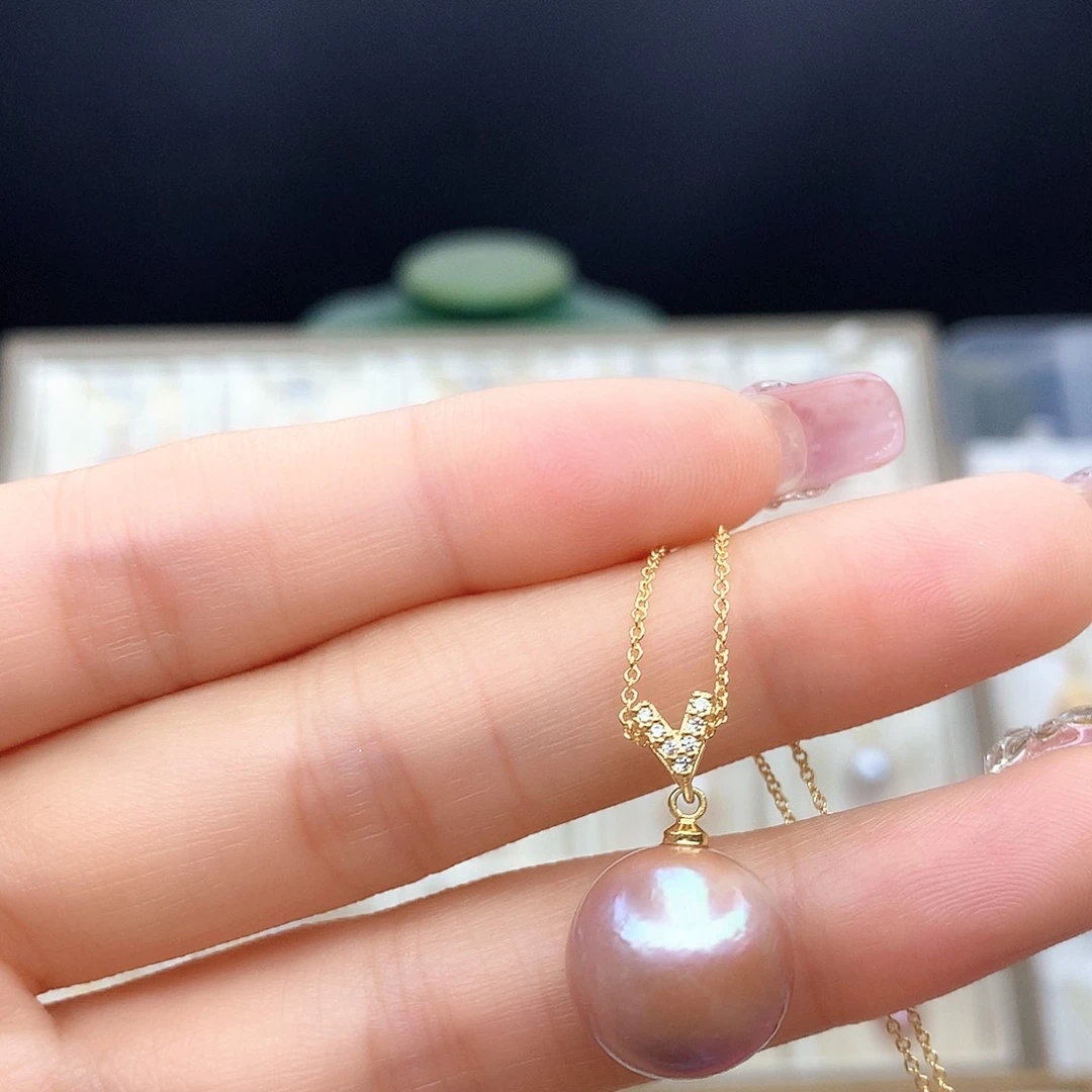淡水珍珠颈饰合金