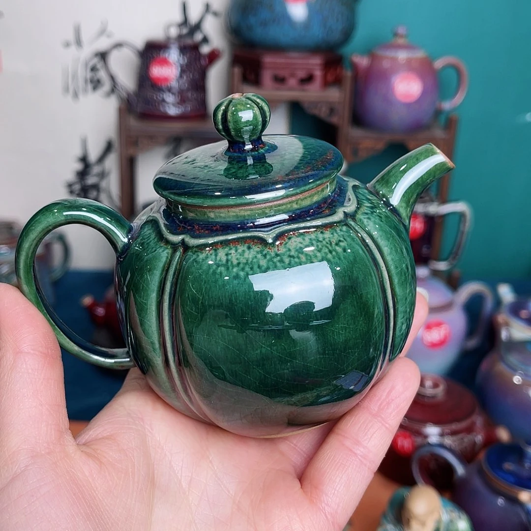 壶用****2钧瓷艺术作品壶