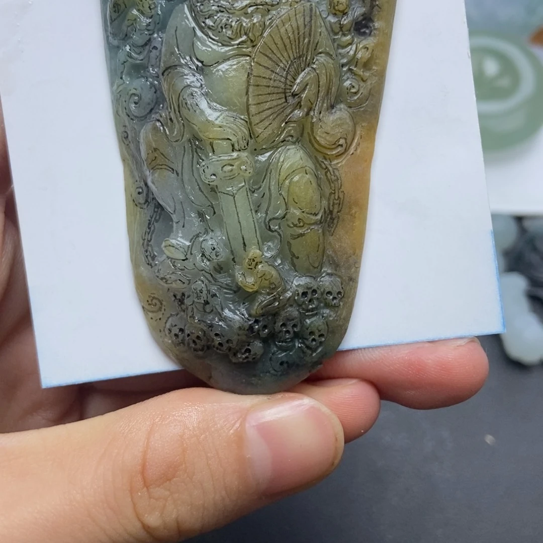 未镶嵌定制翡翠兵*钟馗