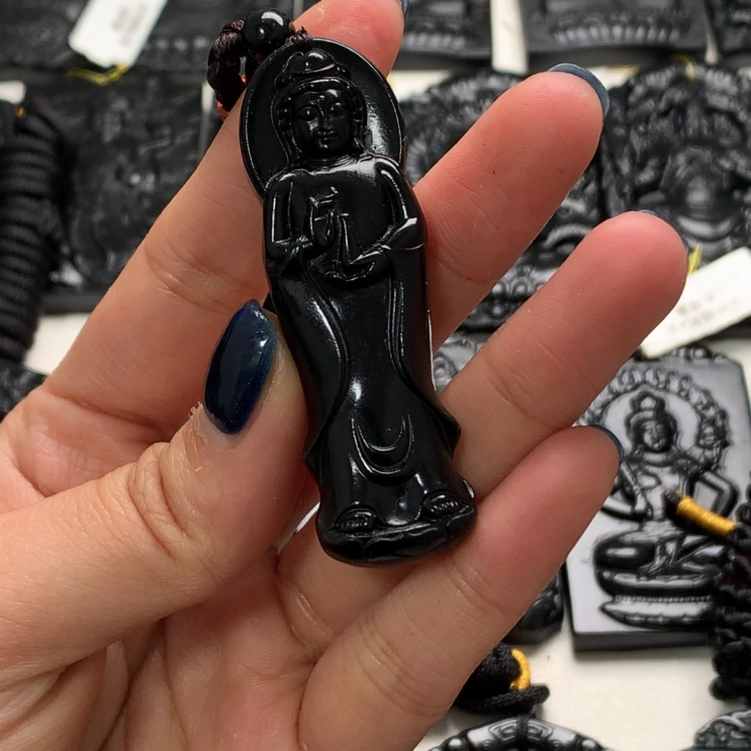 天然a货钢琴黑挂件