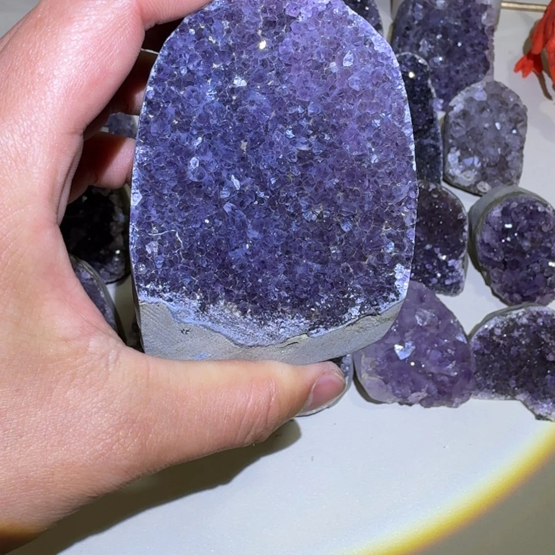 大型摆件（非配饰）紫晶银S925镶嵌