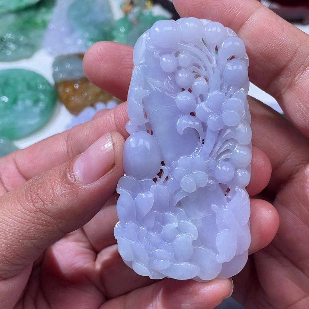 翡翠未镶嵌颈饰翡玉缘翡翠