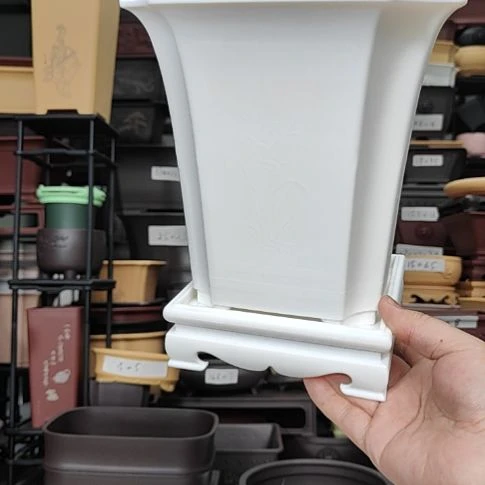 悠**钓1套17.5*17.7切角四方樽白色带底座