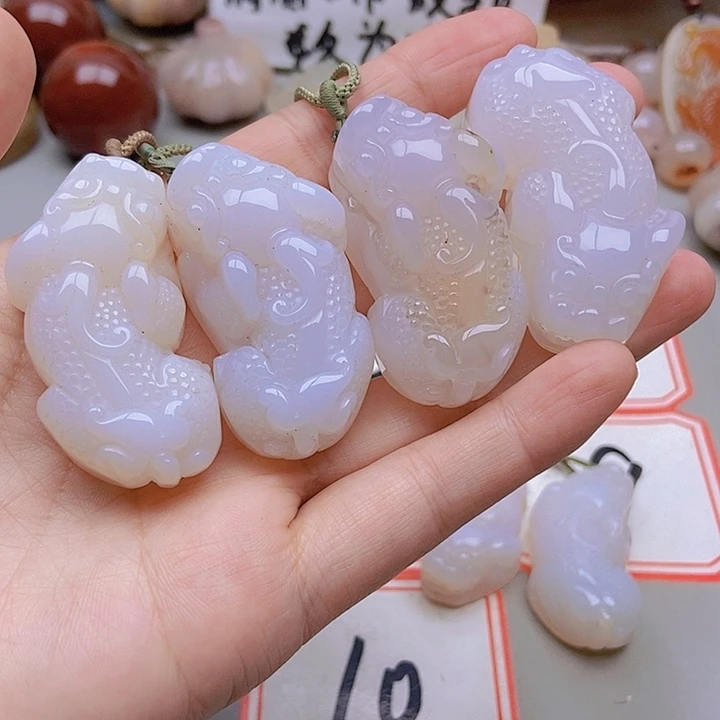 【闪购商品】未镶嵌玛瑙/玉髓珠宝半成品清**兰