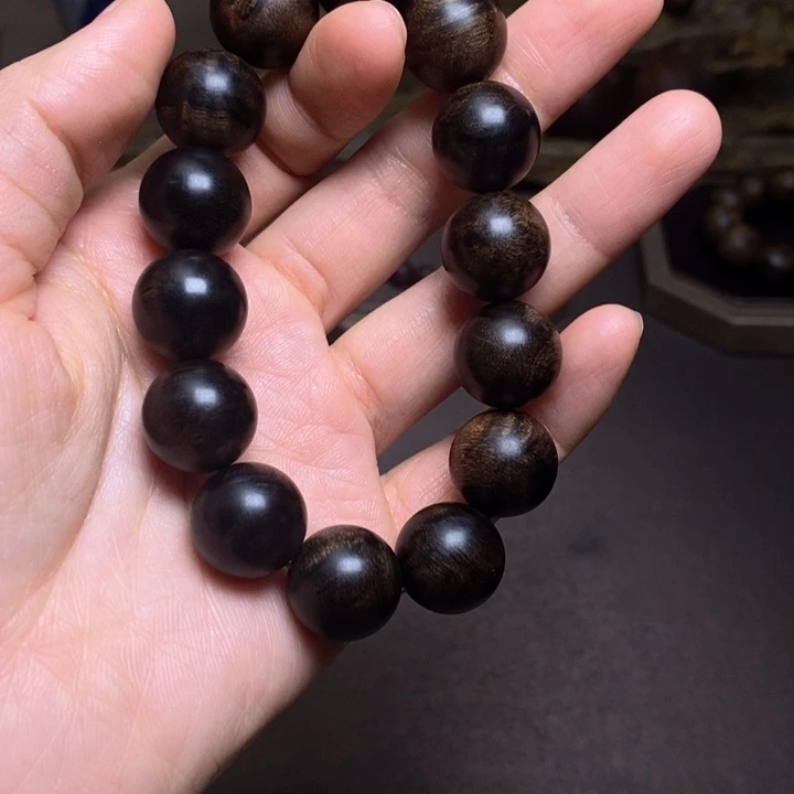 沉香手串越南芽庄黄棋瘤疤1.6
