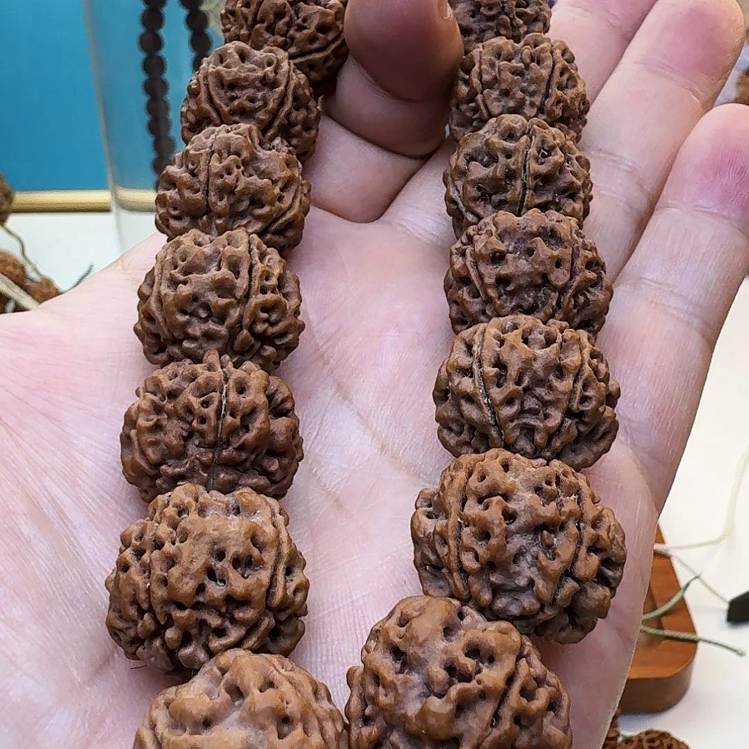 金刚菩提手串铁籽钢蛋