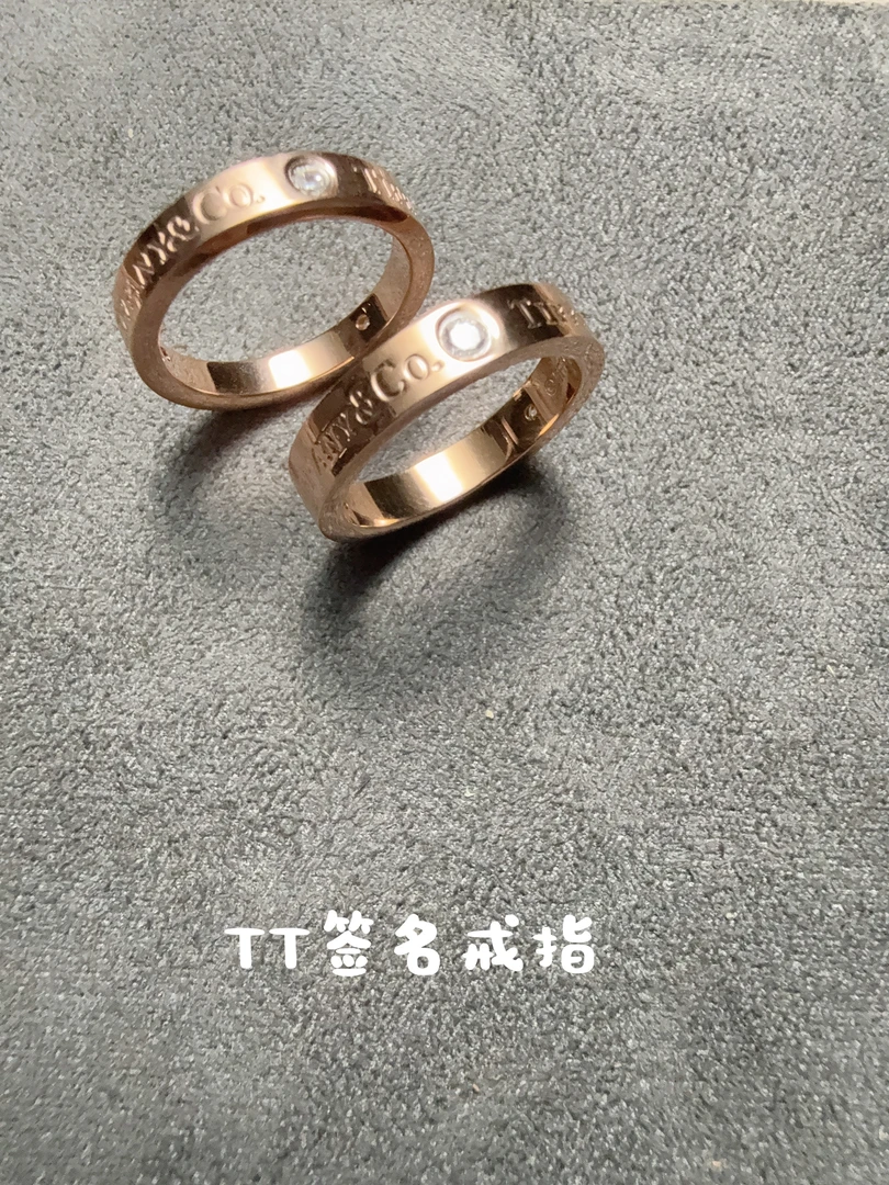 合金戒指 V金高版本戒指 TT签名戒指 251