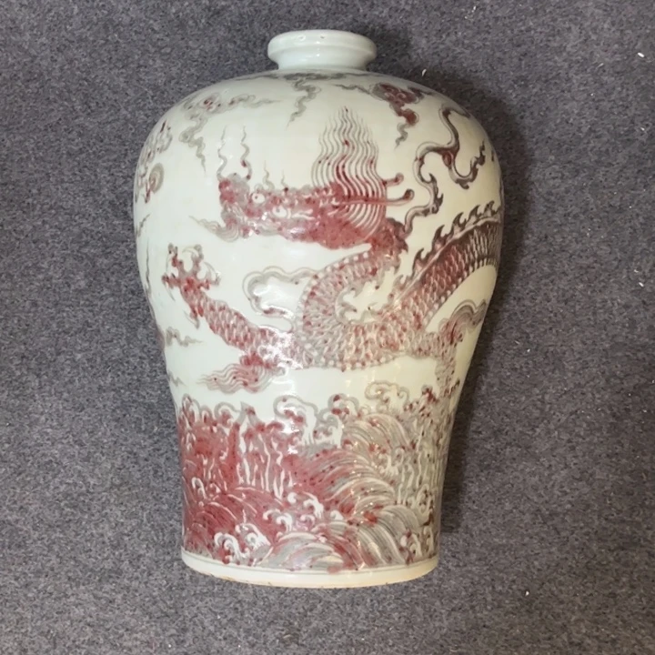 清***音摆件青花瓷器摆件现代工艺品